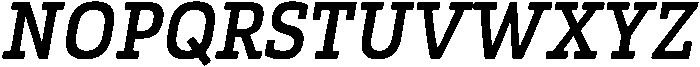 Kibtah SemiBold Italic otf (600) Font UPPERCASE