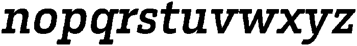 Kibtah SemiBold Italic otf (600) Font LOWERCASE