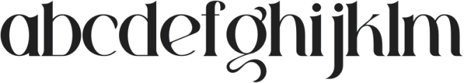 Kiceria and Rafael Regular otf (400) Font LOWERCASE