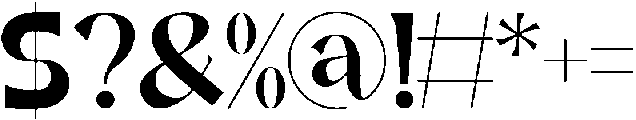 Kickret otf (400) Font OTHER CHARS