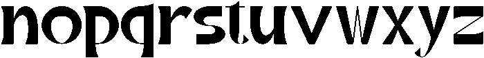 Kickret otf (400) Font LOWERCASE