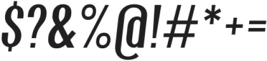 Kicktype Bold Italic otf (700) Font OTHER CHARS