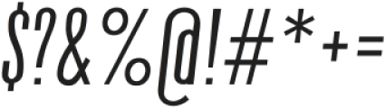 Kicktype ExtraLight Italic otf (200) Font OTHER CHARS