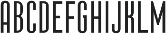 Kicktype ExtraLight otf (200) Font UPPERCASE