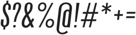 Kicktype Light Italic otf (300) Font OTHER CHARS