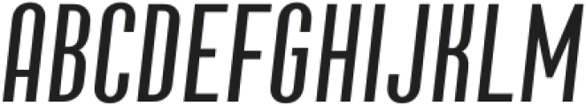 Kicktype Light Italic otf (300) Font UPPERCASE