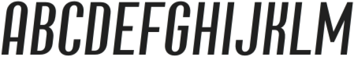 Kicktype Regular Italic otf (400) Font UPPERCASE