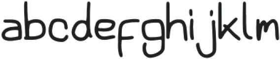 KidTribe-Regular otf (400) Font LOWERCASE