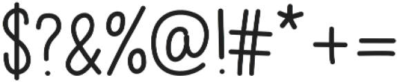 Kiddo Handwriting Medium otf (500) Font OTHER CHARS