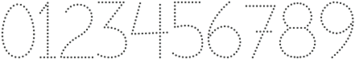 Kiddos Learning Dotted Font otf (400) Font OTHER CHARS