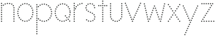 Kiddos Learning Dotted Font otf (400) Font LOWERCASE