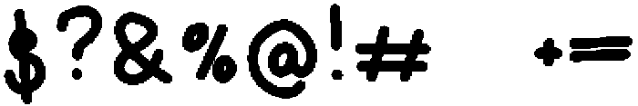 Kiddy Regular otf (400) Font OTHER CHARS
