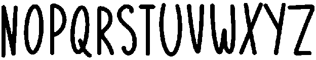 Kiddy Regular otf (400) Font UPPERCASE