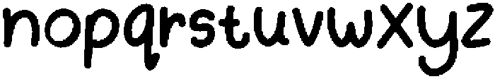 Kiddy Regular otf (400) Font LOWERCASE