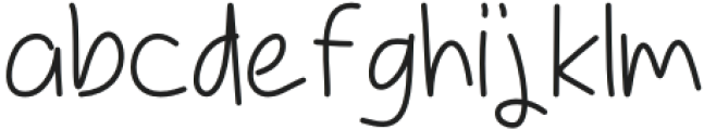 Kidle otf (400) Font LOWERCASE