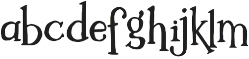 Kidlit Alphabet 2 otf (400) Font LOWERCASE
