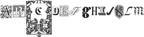 Kidnapped At Old Times 22 ttf (400) Font UPPERCASE