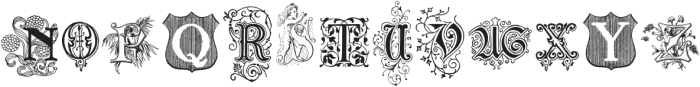 Kidnapped At Old Times 29 ttf (400) Font UPPERCASE
