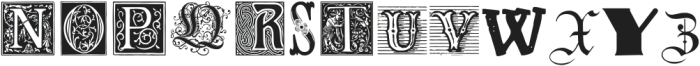 Kidnapped At Old Times 9 ttf (400) Font UPPERCASE