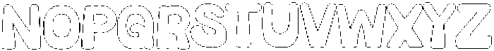 Kidpop Outline otf (400) Font UPPERCASE