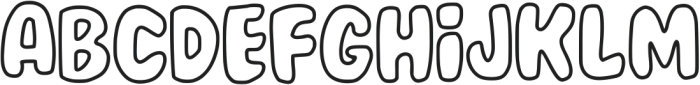 Kids Doodle Regular ttf (400) Font UPPERCASE
