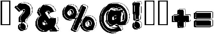 Kids Outline Regular otf (400) Font OTHER CHARS