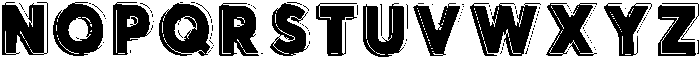 Kids Outline Regular otf (400) Font UPPERCASE