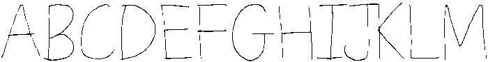 Kids Regular otf (400) Font UPPERCASE