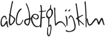 Kids Sketchy ttf (400) Font LOWERCASE