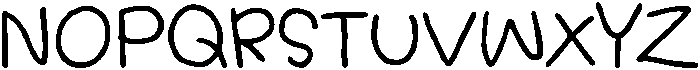 KidsChalk Regular otf (400) Font UPPERCASE