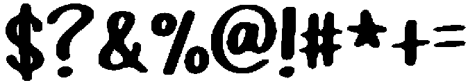 KidsMarker Regular otf (400) Font OTHER CHARS