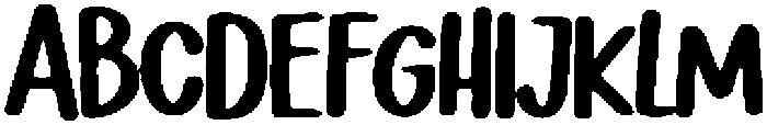 KidsMarker Regular otf (400) Font UPPERCASE