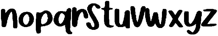 KidsMarker Regular otf (400) Font LOWERCASE