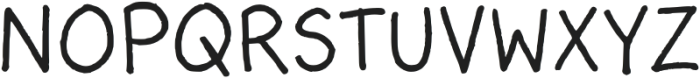 Kidscrayon otf (400) Font UPPERCASE