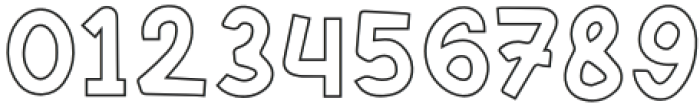 Kidzy Outline otf (400) Font OTHER CHARS