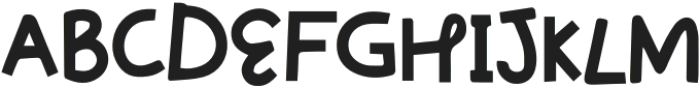 Kidzy Regular otf (400) Font UPPERCASE