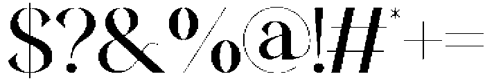 Kieda Regular otf (400) Font OTHER CHARS