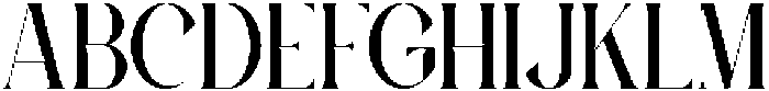 Kieda Regular otf (400) Font UPPERCASE