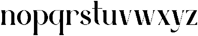 Kieda Regular otf (400) Font LOWERCASE