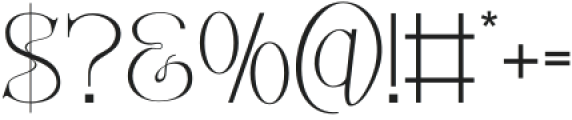 Kiedga Regular otf (400) Font OTHER CHARS
