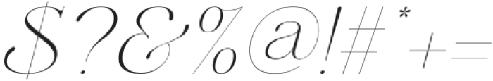 Kienas Italic otf (400) Font OTHER CHARS