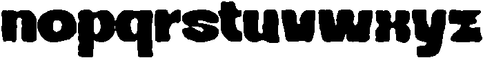 Kietan Inkbleed otf (400) Font LOWERCASE