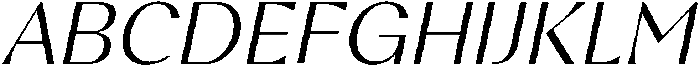 Kifah Light Italic otf (300) Font