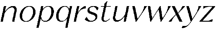 Kifah Light Italic otf (300) Font LOWERCASE