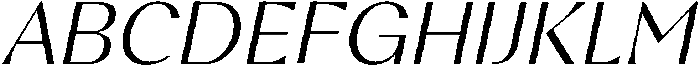 Kifah Light Italic ttf (300) Font UPPERCASE