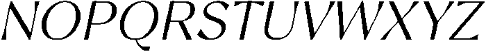 Kifah Light Italic ttf (300) Font UPPERCASE