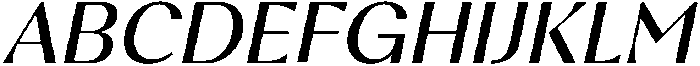 Kifah Medium Italic otf (500) Font UPPERCASE