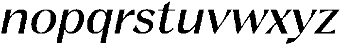 Kifah Medium Italic otf (500) Font LOWERCASE