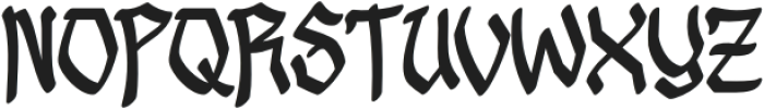 Kijutos-Regular otf (400) Font UPPERCASE