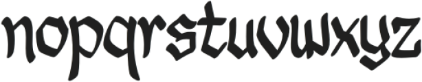 Kijutos-Regular otf (400) Font LOWERCASE
